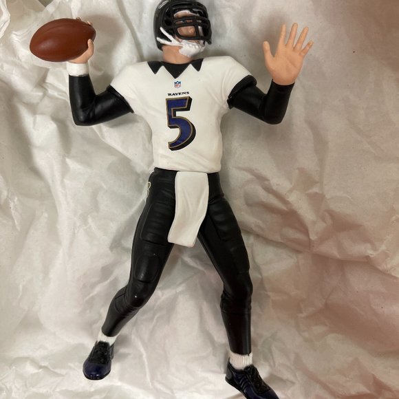 HALLMARK Christmas Holiday Tree Ornament Baltimore Ravens Flacco NEW in box NFL - Picture 3 of 3